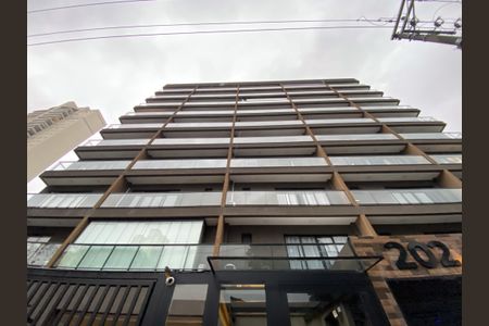 Studio para alugar com 27m², 1 quarto e sem vaga Studio para alugar com 27m², 1 quarto e sem vagaFachada