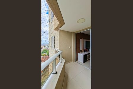 Varanda da Sala de apartamento para alugar com 3 quartos, 85m² em São Lucas, Belo Horizonte