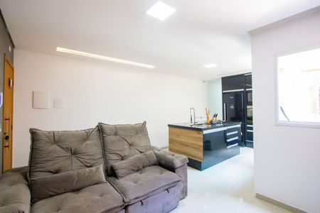 Sala de apartamento à venda com 2 quartos, 120m² em Vila Marina, Santo André