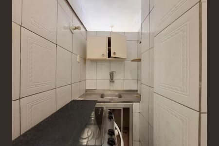 Cozinha  de apartamento à venda com 1 quarto, 28m² em Centro, Rio de Janeiro