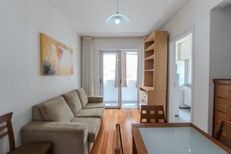 Sala de apartamento para alugar com 1 quarto, 34m² em Bela Vista, São Paulo
