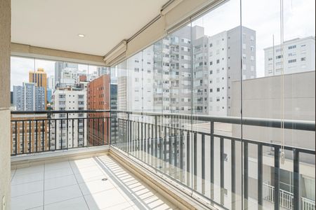 Varanda da Sala de apartamento para alugar com 2 quartos, 67m² em Bela Vista, São Paulo