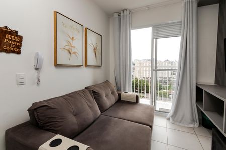 Sala/Cozinha de apartamento à venda com 1 quarto, 28m² em Vila das Belezas, São Paulo