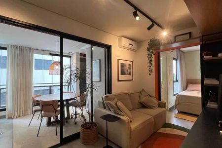 Foto 02 de apartamento à venda com 1 quarto, 43m² em Pinheiros, São Paulo