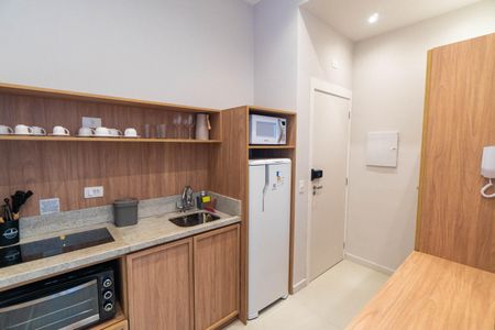 Cozinha de kitnet/studio à venda com 1 quarto, 28m² em Vila Mariana, São Paulo