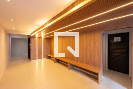 Studio à venda com 28m², 1 quarto e sem vagaHall social