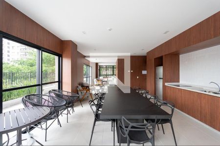 Studio à venda com 28m², 1 quarto e sem vagaÁrea comum - Salão de festas