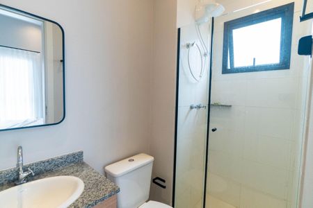 Banheiro de kitnet/studio à venda com 1 quarto, 28m² em Vila Mariana, São Paulo