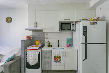 Cozinha de apartamento para alugar com 2 quartos, 34m² em Sacomã, São Paulo