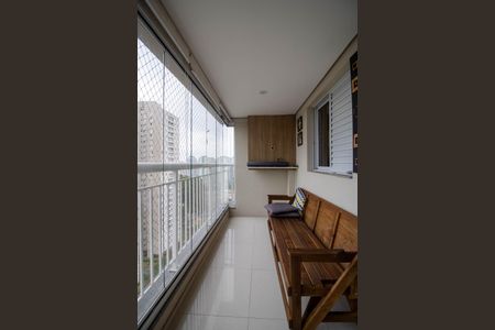 Varanda Gourmet  de apartamento à venda com 3 quartos, 92m² em Jardim Henriqueta, Taboão da Serra