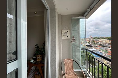 Varanda da Sala de apartamento para alugar com 2 quartos, 53m² em Vila Cruz das Almas, São Paulo