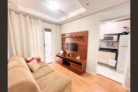 Sala de apartamento à venda com 2 quartos, 51m² em Parque Uniao, Jundiaí