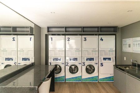 Studio à venda com 26m², 1 quarto e sem vagaLavanderia