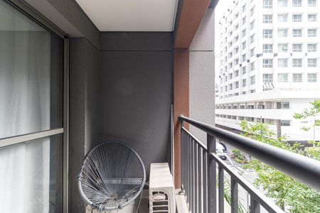Varanda de kitnet/studio à venda com 1 quarto, 26m² em República, São Paulo