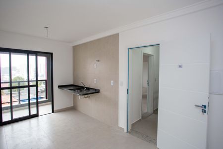 Sala/Cozinha de apartamento à venda com 2 quartos, 44m² em Centro, Diadema