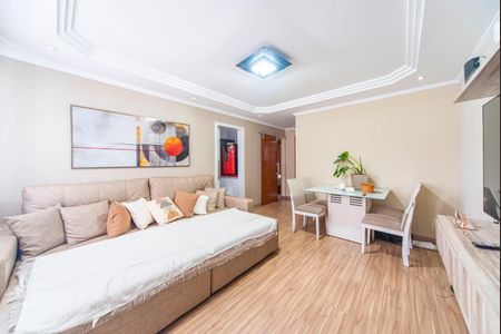 Sala de apartamento à venda com 2 quartos, 92m² em Parque Sao Vicente, Santo André