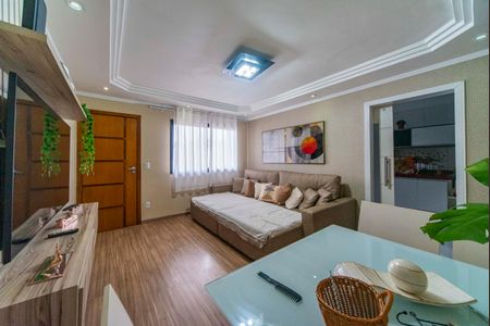Sala de apartamento à venda com 2 quartos, 92m² em Parque Sao Vicente, Santo André