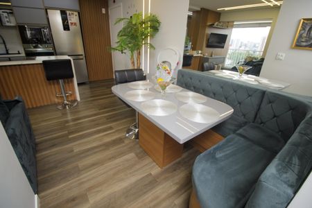 Sala de Jantar de apartamento à venda com 3 quartos, 80m² em Parque das Nações, Santo André