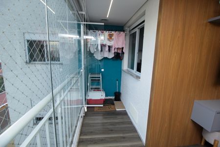 Varanda de apartamento à venda com 3 quartos, 80m² em Parque das Nações, Santo André