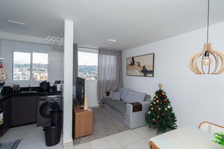 Sala de apartamento à venda com 2 quartos, 57m² em Diamante, Belo Horizonte