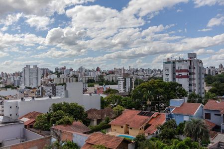 Vista Sala de apartamento à venda com 1 quarto, 46m² em Jardim Botânico, Porto Alegre