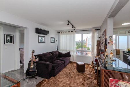 Sala de apartamento à venda com 1 quarto, 46m² em Jardim Botânico, Porto Alegre