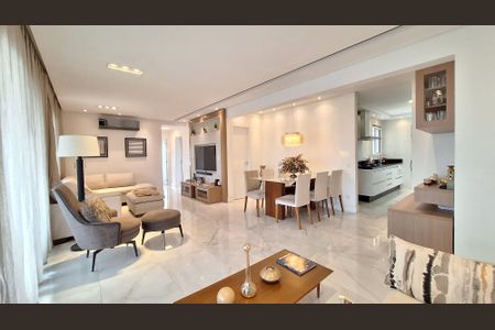 Sala de apartamento para alugar com 3 quartos, 133m² em Vila Anastácio, São Paulo