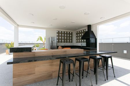 Apartamento para alugar com 34m², 2 quartos e sem vagaÁrea Comum - Rooftop