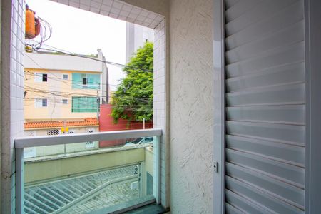 Varanda do quarto 1 de apartamento para alugar com 2 quartos, 60m² em Parque Industriario, Santo André
