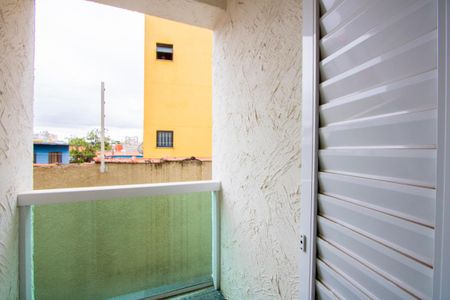 Varanda do quarto 1 de apartamento para alugar com 2 quartos, 55m² em Parque Industriario, Santo André