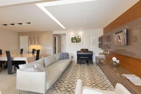 Sala de TV de apartamento para alugar com 3 quartos, 128m² em Vila da Serra, Nova Lima