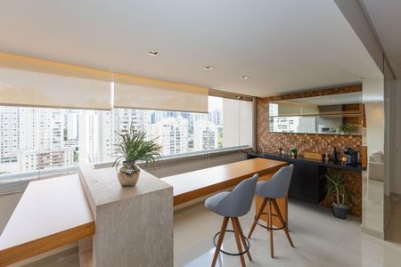 Varanda da Sala de apartamento para alugar com 3 quartos, 128m² em Vila da Serra, Nova Lima