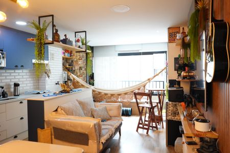 Sala de apartamento à venda com 2 quartos, 57m² em Brás, São Paulo