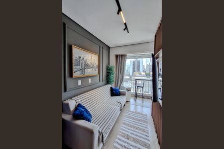 Sala de kitnet/studio para alugar com 1 quarto, 30m² em Liberdade, São Paulo