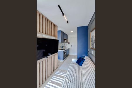 Sala de kitnet/studio para alugar com 1 quarto, 30m² em Liberdade, São Paulo