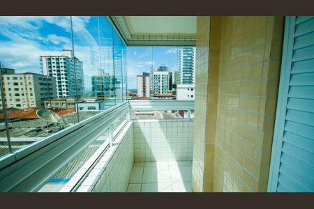 Varanda da Suíte 1 de apartamento para alugar com 2 quartos, 74m² em Vila Tupi, Praia Grande