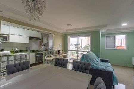 Sala  de apartamento para alugar com 2 quartos, 62m² em Centro, Diadema