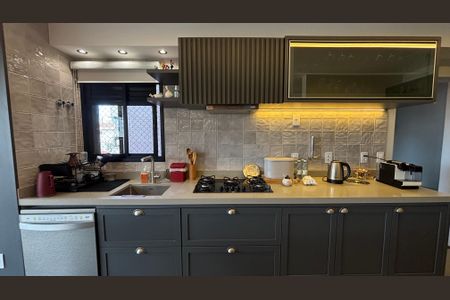 Cozinha de apartamento à venda com 3 quartos, 125m² em Vila Santa Teresa, Santo André