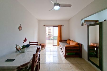 Sala de apartamento para alugar com 1 quarto, 70m² em Vila Tupi, Praia Grande