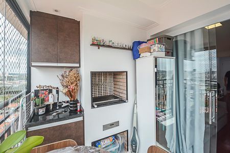 Varanda gourmet de apartamento à venda com 2 quartos, 58m² em Vila Goncalves, São Bernardo do Campo