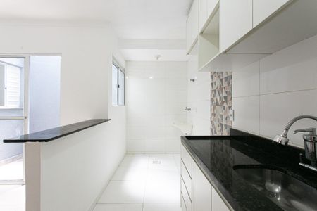 Cozinha de apartamento para alugar com 1 quarto, 33m² em Vila Moreira, São Paulo