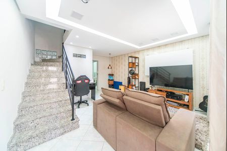 Sala de casa à venda com 2 quartos, 77m² em Vila Francisco Matarazzo, Santo André