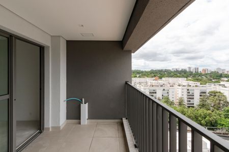 Varanda da Sala de apartamento à venda com 2 quartos, 61m² em Santo Amaro, São Paulo