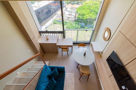 Vista do Quarto de kitnet/studio para alugar com 1 quarto, 30m² em Jardim das Acacias, São Paulo
