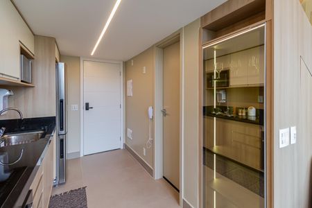 Cozinha de kitnet/studio para alugar com 1 quarto, 30m² em Jardim das Acacias, São Paulo