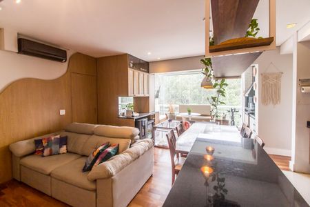 Sala  de apartamento à venda com 3 quartos, 94m² em Alphaville, Santana de Parnaíba