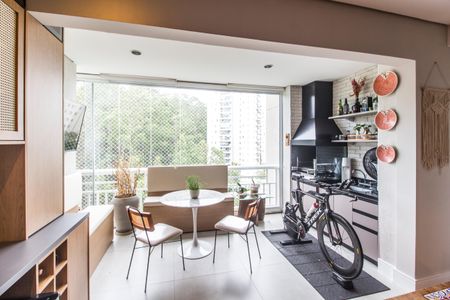 Varanda gourmet de apartamento à venda com 3 quartos, 94m² em Alphaville, Santana de Parnaíba