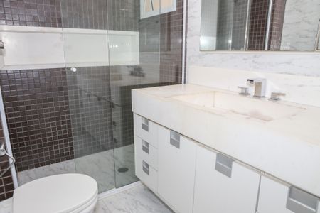 Apartamento para alugar com 118m², 3 quartos e 3 vagasBanheiro da Suíte 1