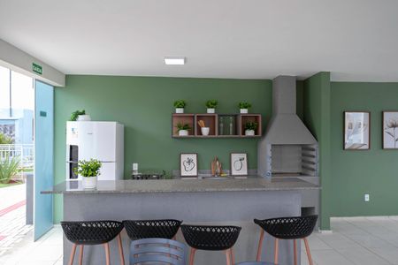 Apartamento para alugar com 46m², 2 quartos e 1 vagaÁrea comum - Salão de festas