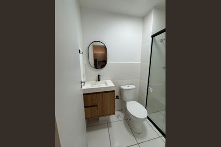 Banheiro de kitnet/studio à venda com 1 quarto, 27m² em Tatuapé, São Paulo